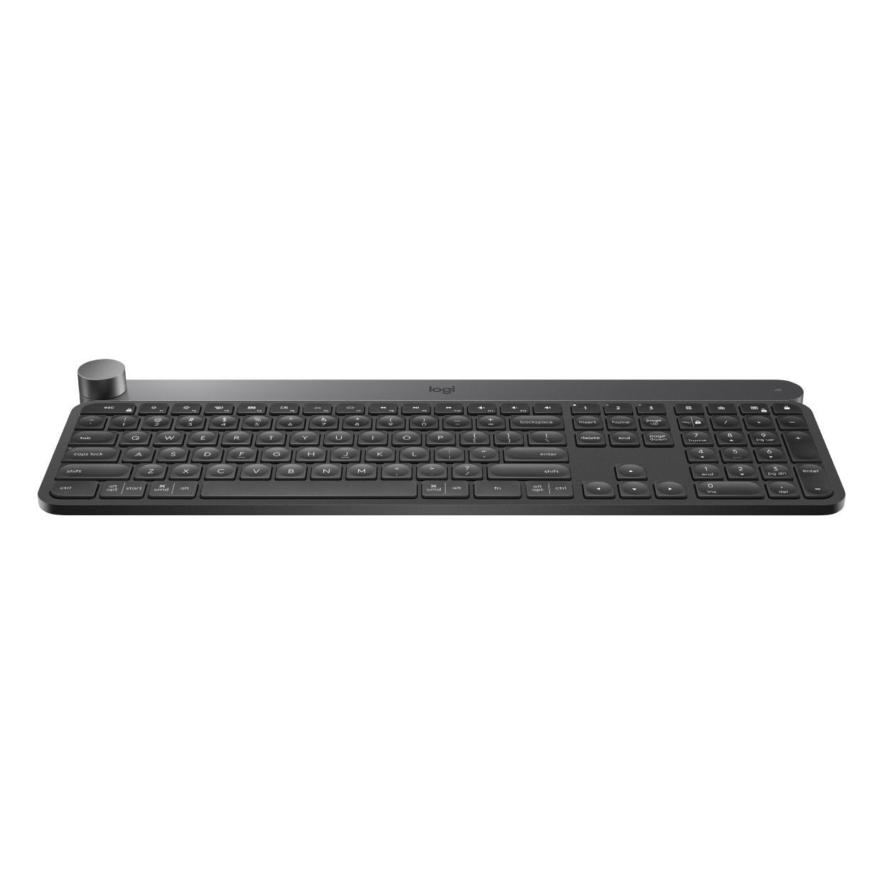 Logitech - Craft Advanced Wireless Keyboard - Dark Grey and Aluminum
