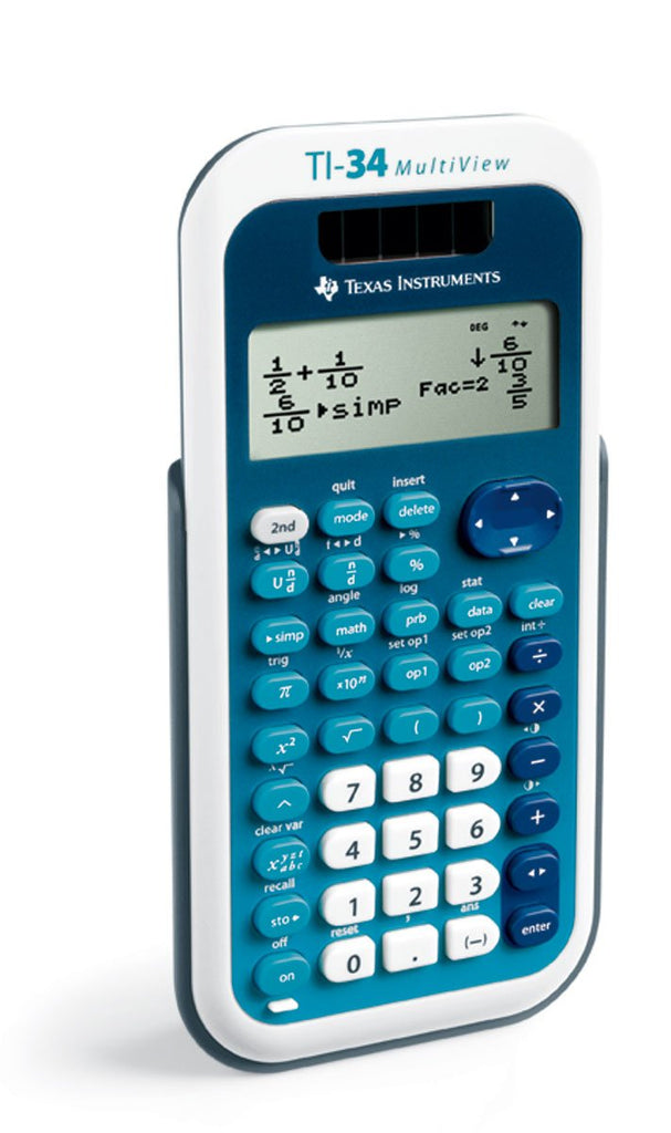 Texas Instruments - TI-34 MultiView Scientific Calculator (34MV/TBL/1L –  eComm Solutions LLC