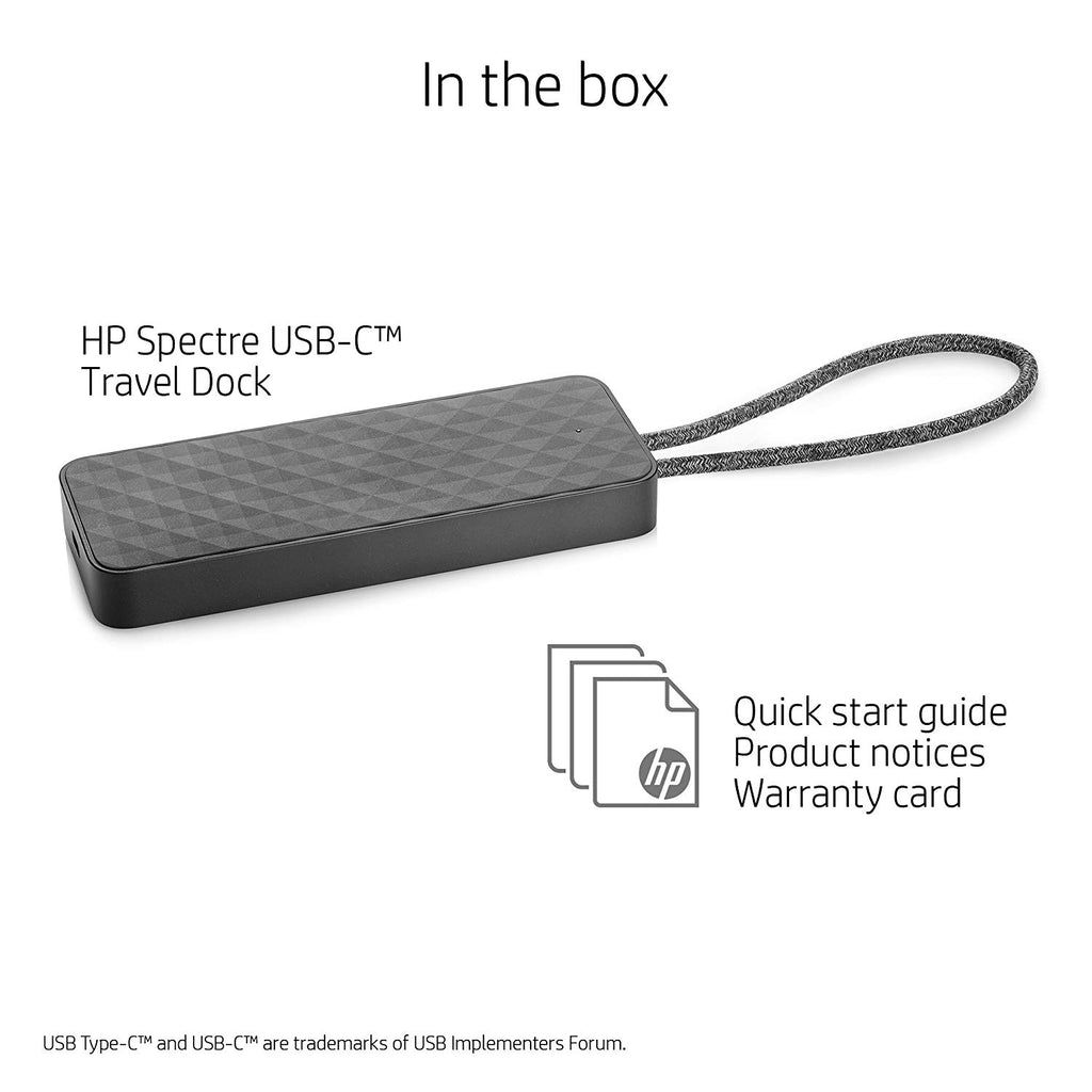 loop jurist nakke HP Spectre Travel Dock for HP USB-C Charging Laptops (2SR85AA#ABL) – eComm  Solutions LLC